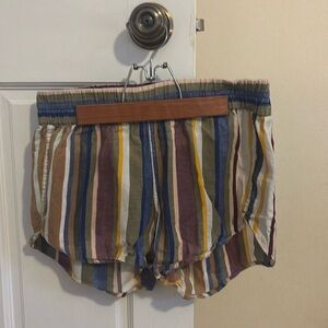 Kavu striped cotton shorts